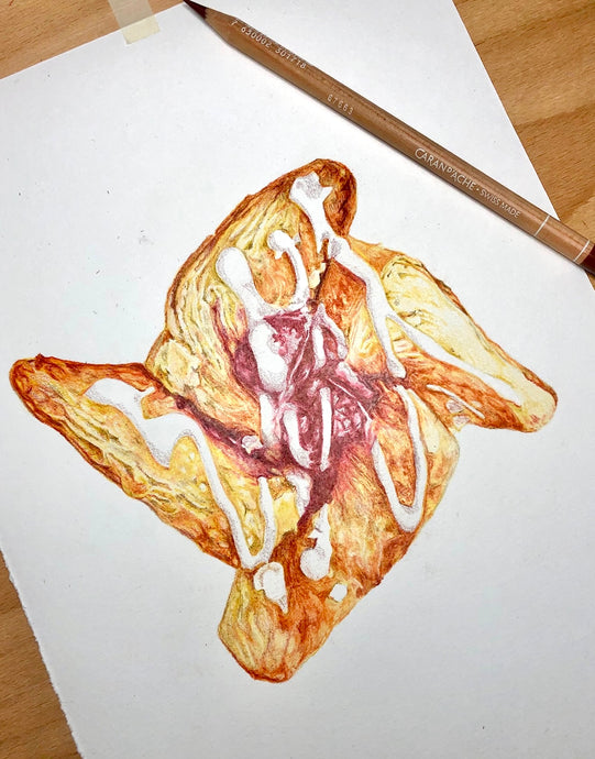 READY TO VIEW! Quick Draw Pinwheel Danish Pastry.