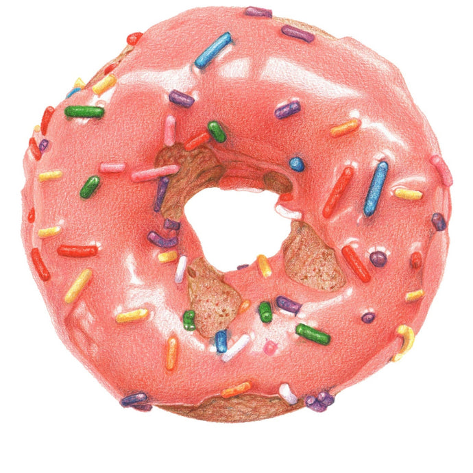 Glazed Pink Doughnut