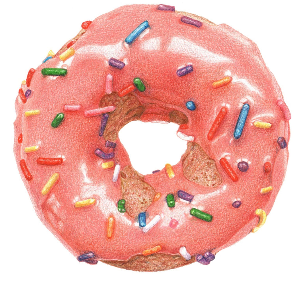 Glazed Pink Doughnut