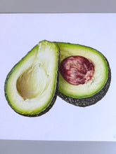 Load image into Gallery viewer, Cut Avocado - Original Hand Drawing
