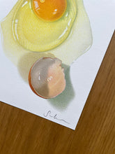Load image into Gallery viewer, Cracked Egg - Original Hand Drawing