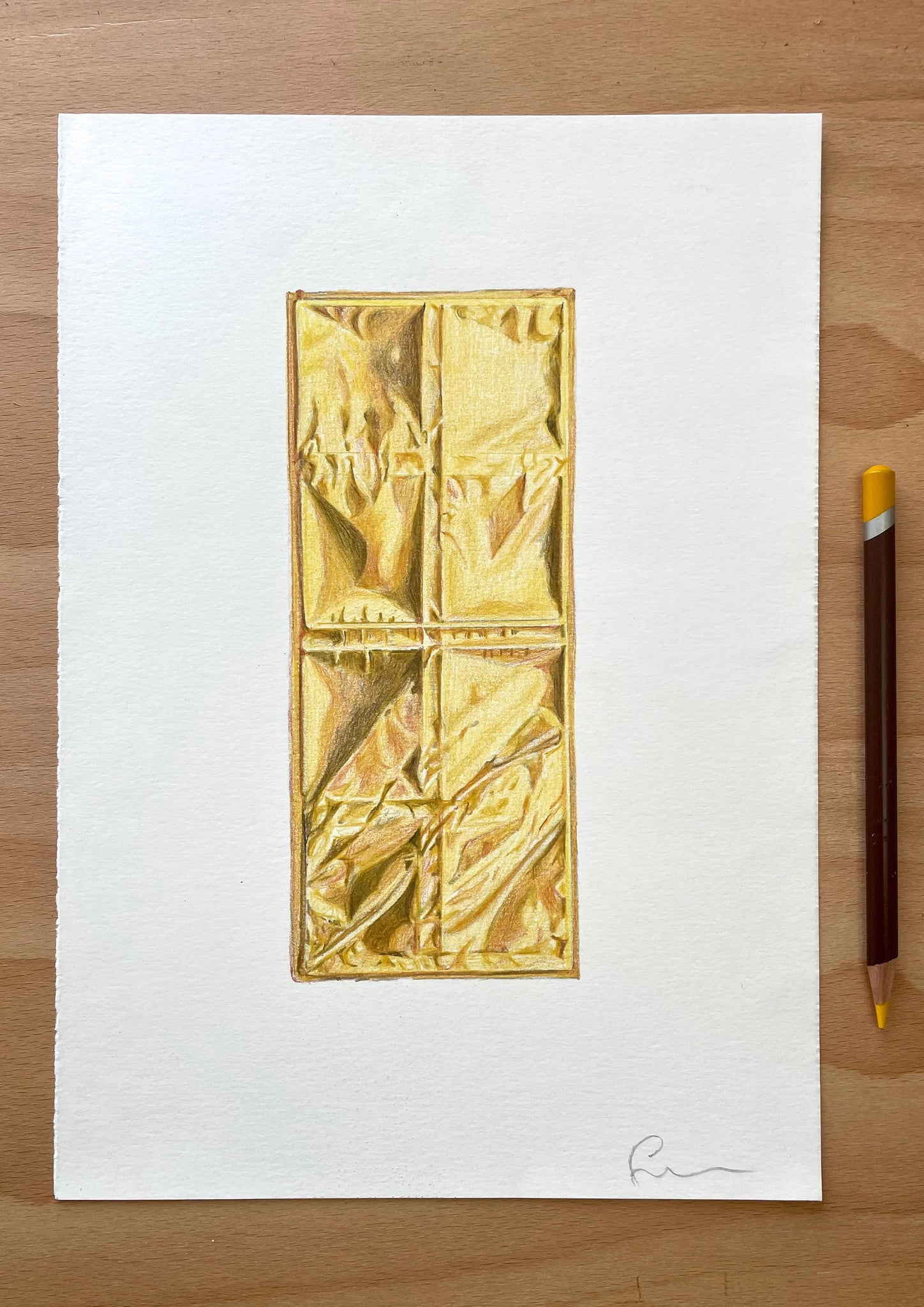 gold bar drawing