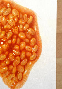 Baked Beans - Original Hand Drawing
